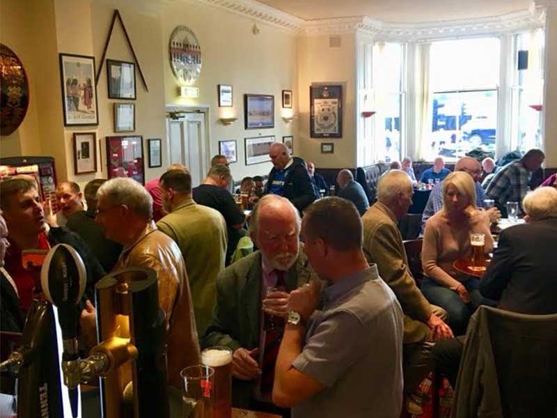 Match day at Scots Guards Club